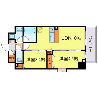 間取図 スプランディッドⅨ