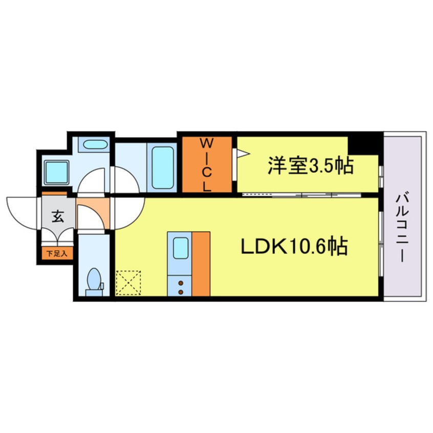 間取図 スプランディッドⅨ
