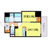 ブランシエスタ都島通 1DKの間取り