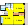 エトワール千船橋 2DKの間取り