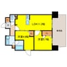 KSS Isoji 2LDKの間取り