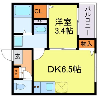 間取図 リバーサイド碧