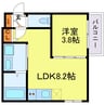 F　SEAM　春日出北 1LDKの間取り