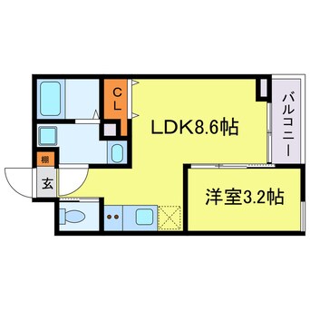 間取図 S-MOVE都島EAST