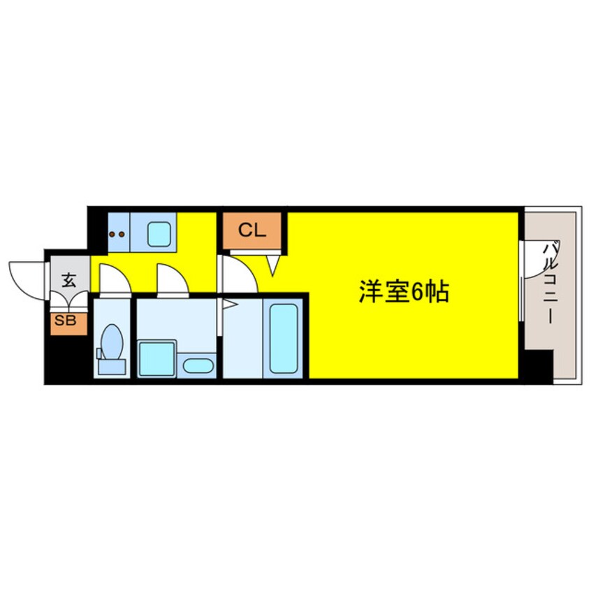 間取図 エスリードレジデンス大阪福島シティスクエア