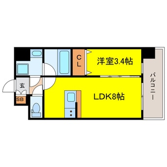 間取図 エスリードレジデンス大阪福島シティスクエア