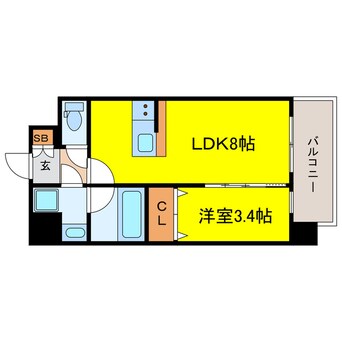 間取図 エスリードレジデンス大阪福島シティスクエア