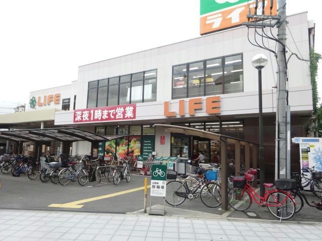 ライフ野田店(スーパー)まで405m エスリードレジデンス大阪福島シティスクエア