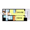 エスリード弁天町NORTH RESIDENCE 1DKの間取り