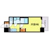 エスリード弁天町NORTH RESIDENCE 1Kの間取り