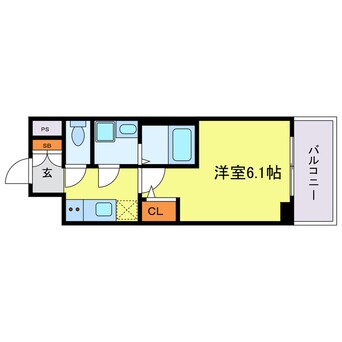 間取図 エスリード弁天町NORTH RESIDENCE