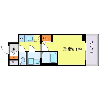 間取図 エスリード弁天町NORTH RESIDENCE