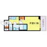 エスリード弁天町NORTH RESIDENCE 1Kの間取り