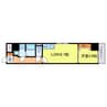 Taiwa Arun Yodoyabashi 1LDKの間取り