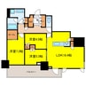 グランドメゾン上町台レジデンスタワー 3LDKの間取り
