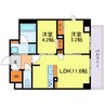 セントリヴィエ大阪梅田 2LDKの間取り