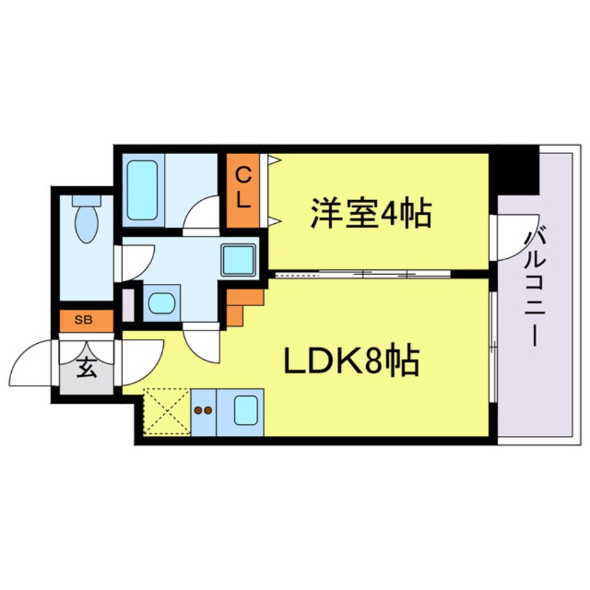 間取図 ブエナビスタ高津タワー