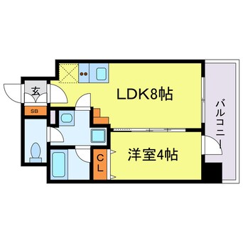間取図 ブエナビスタ高津タワー