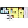 ブエナビスタ高津タワー 1LDKの間取り