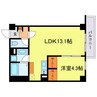 ソラシアレジデンス九条 1LDKの間取り