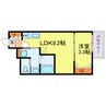 H-maison塚本Ⅲ 1LDKの間取り