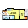 H-maison塚本Ⅲ 1LDKの間取り
