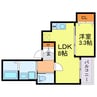 H-maison塚本Ⅲ 1LDKの間取り