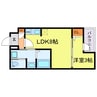 H-maison塚本Ⅲ 1LDKの間取り