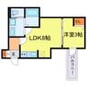 H-maison塚本Ⅲ 1LDKの間取り