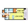 LA GRACE SENBAYASHI 1LDKの間取り