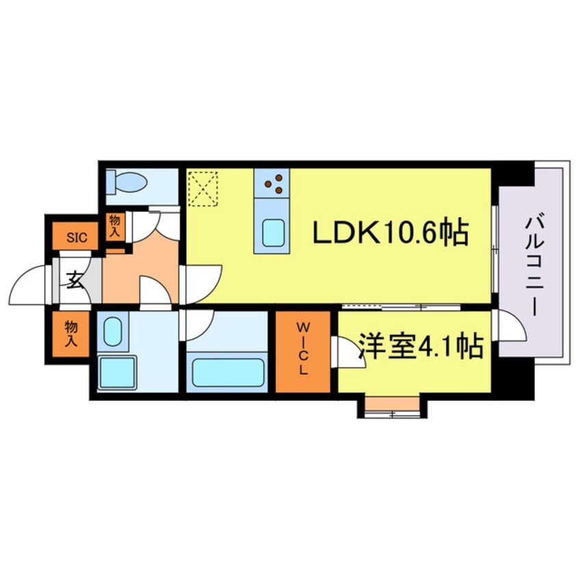 間取図 LA GRACE SENBAYASHI
