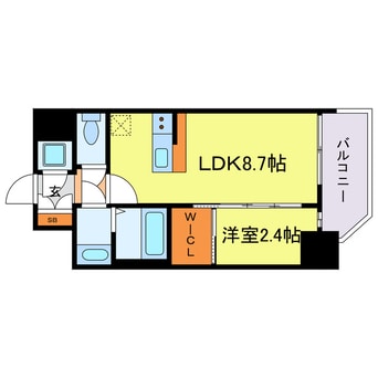 間取図 セレニテ新大阪グランデ　ミリュー