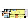 リビオメゾン新大阪 2LDKの間取り