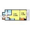 オルフェア都島 1LDKの間取り
