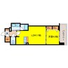 スプランディッド本町東DUE 1LDKの間取り