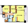スプランディッド本町東DUE 3LDKの間取り