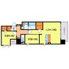 スプランディッド本町東DUE 2LDKの間取り