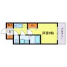 ワールドアイ大阪West Gate 1Kの間取り