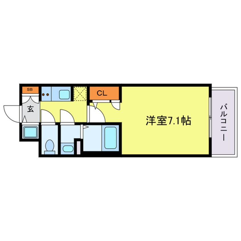 間取図 S-RESIDENCE大和田aline