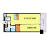 プレジオ三国ASIAN 1LDKの間取り