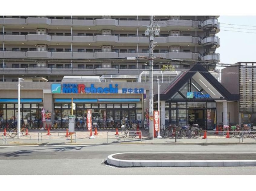 スーパーマルハチ野中北店(スーパー)まで633m プレジオ三国ASIAN