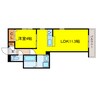 Brainy福島 1LDKの間取り