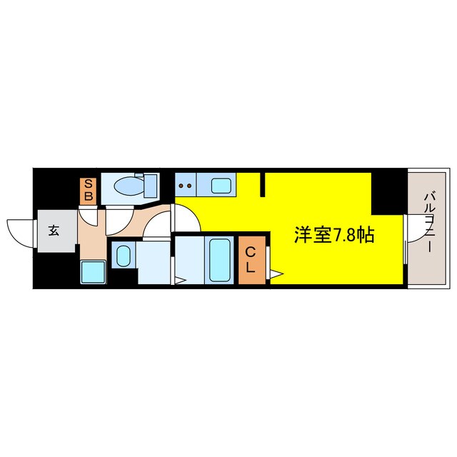 間取り図 Metrosa谷町六丁目South