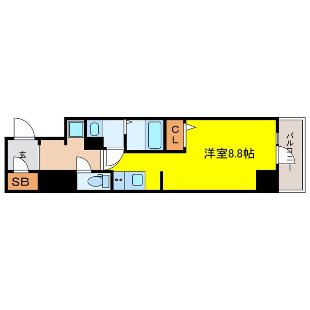 間取り図 Metrosa谷町六丁目South