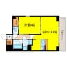 Metrosa谷町六丁目South 1LDKの間取り