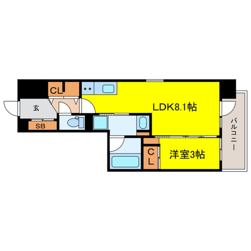 間取図 ジオエント福島野田レジデンス