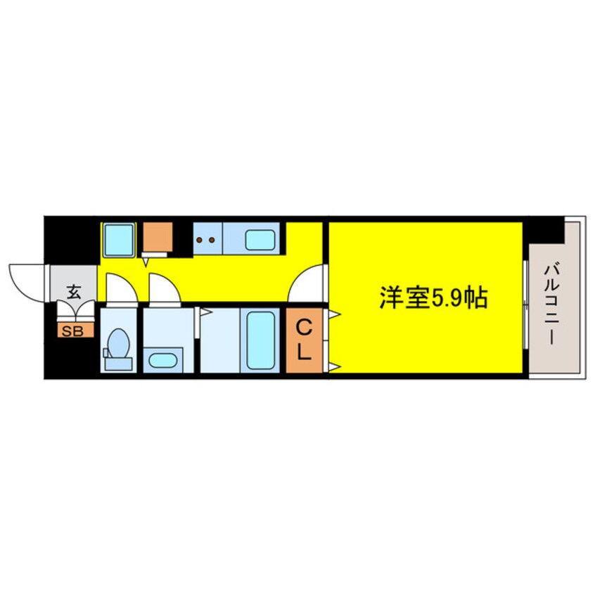 間取図 ジオエント福島野田レジデンス