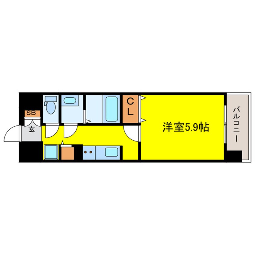 間取図 ジオエント福島野田レジデンス