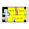 プレサンス九条グランデリーヴ 2LDKの間取り