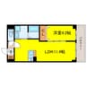 RET:umekita 1LDKの間取り